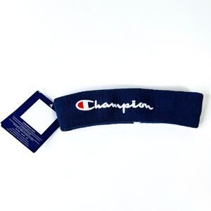Champion Unisex Terry Navy Headband